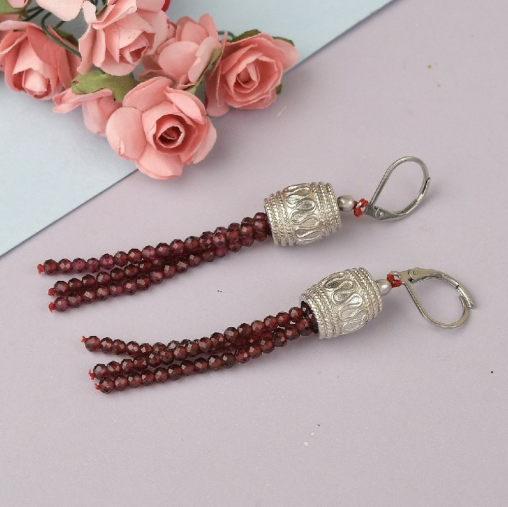 NWT Orissa Rhodolite Garnet Earrings